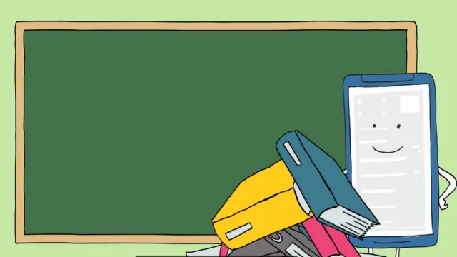 Fin mit Büchern