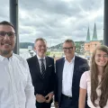 Staatssekretär Dr. Günnewig im Finanzamt Wuppertal-Elberfeld