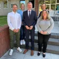 Staatssekretär Dr. Günnewig im Finanzamt Dortmund-Hörde